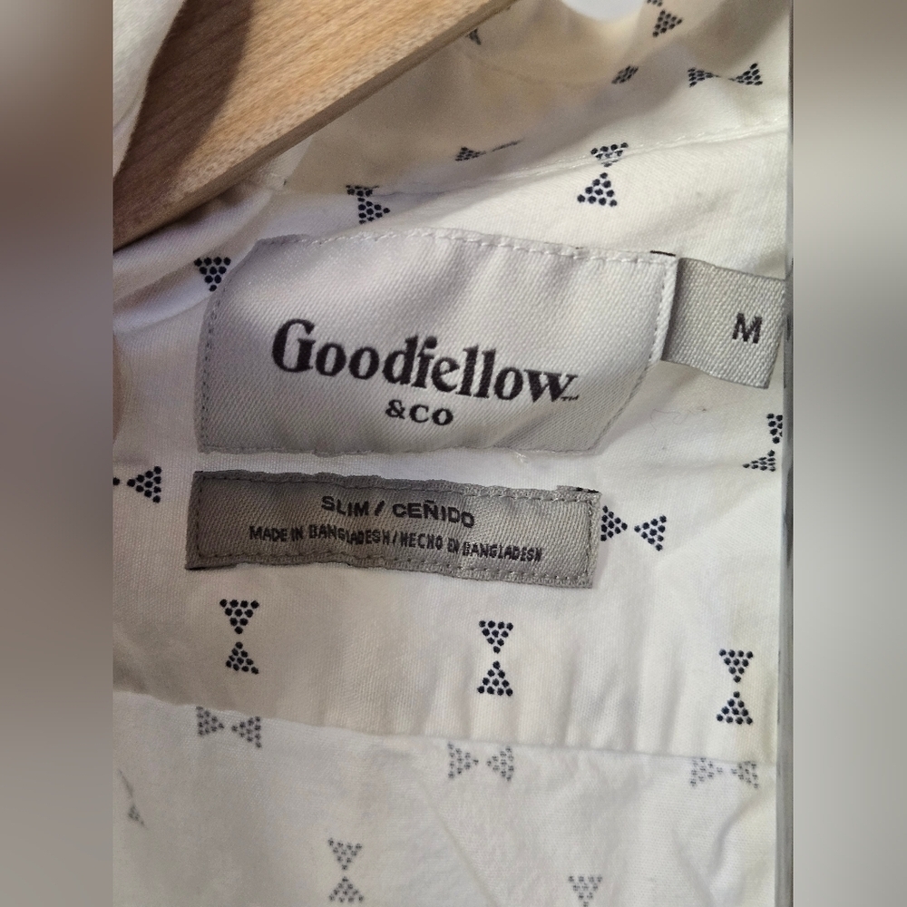 Goodfellow & Co Men’s Short Sleeve Button-Down Shirt Size Med - Picture 4 of 5